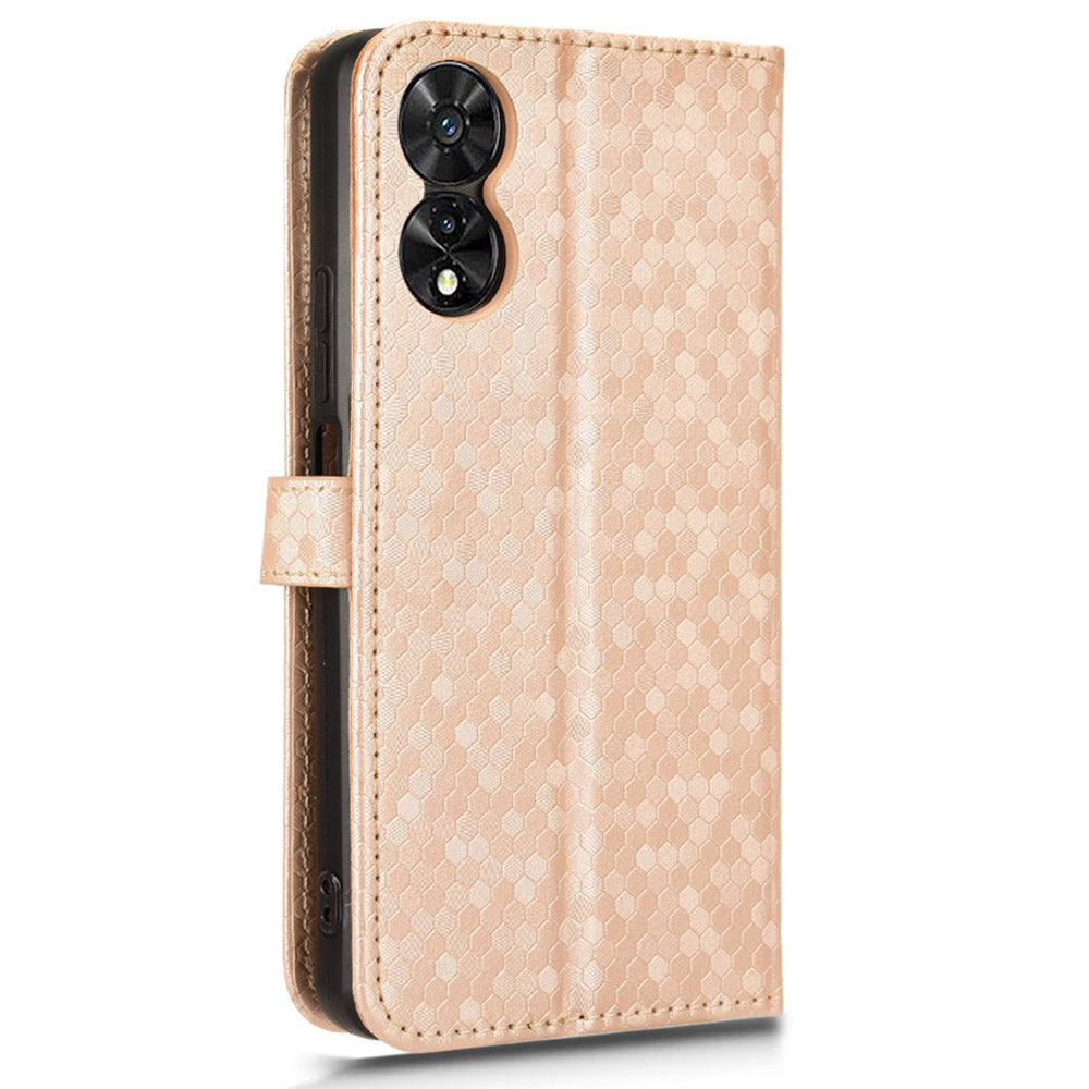 For TCL 505 Wallet Phone Case Dots Pattern PU Leather Flip Cover For TCL 505 Wallet Phone Case Dots Pattern PU Leather Flip Cover